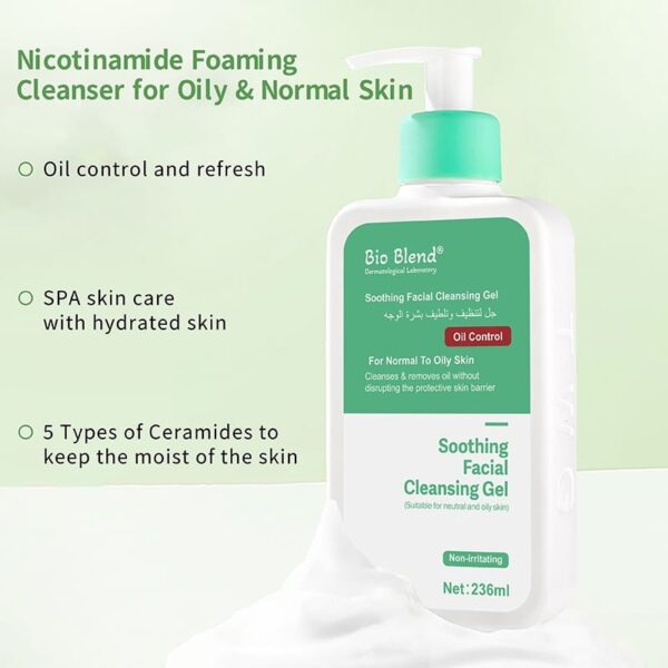 BioBlend Smoothing Facial Cleanser Gel - Image 4